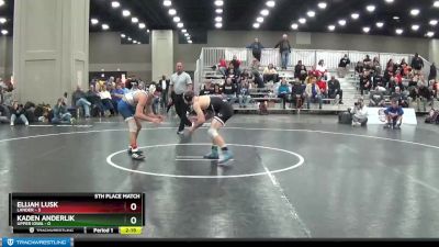 133 lbs Placement Matches (16 Team) - Kaden Anderlik, Upper Iowa vs Elijah Lusk, Lander