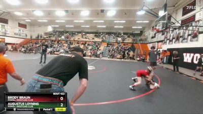 67-70 lbs Cons. Round 3 - Brody Braun, Powell Wrestling Club vs Augustus Loyning, Powell Wrestling Club