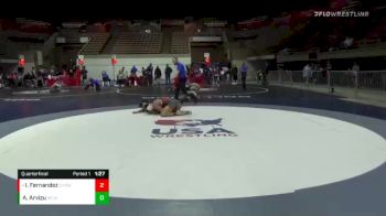 182 lbs Quarterfinal - Isaac Fernandez, Central High School Wrestling vs Adam Arvizu, Will C Wood High School Wrestling