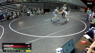 120 lbs Round 5 (6 Team) - Chris Botha, South Dakota Lightning vs Cooper Bain, Team Oregon