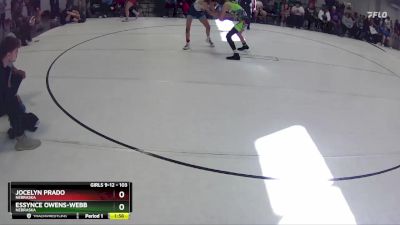 103 lbs Round 3 - Jocelyn Prado, Nebraska vs Essynce Owens-Webb, Nebraska