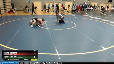 152 lbs Quarterfinal - Liam Lockard, South Anchorage High School vs ELIAS RIMBERT, Chugiak High School