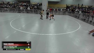 106 lbs Champ. Round 2 - Noah Brown, Guerrilla Wrestling Academy vs Rocco Macellaio, Team El1te Wrestling