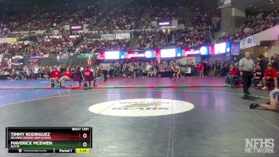 AA - 160 lbs Semifinal - Maverick McEwen, Butte vs Timmy Rodriguez, Billings Senior High School