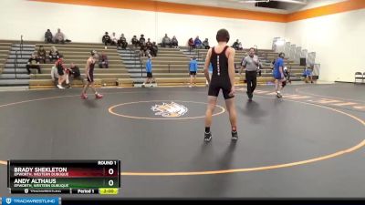 JV Boys-4 lbs Round 1 - Brady Shekleton, Epworth, Western Dubuque vs Andy Althaus, Epworth, Western Dubuque