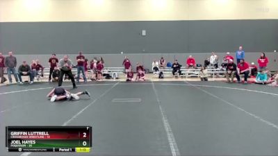 76 lbs Round 4 (6 Team) - Joel Hayes, Poquoson vs Griffin Luttrell, Crossroads Wrestling