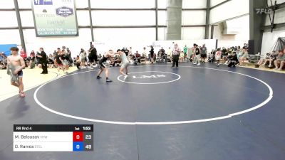 145 lbs Rr Rnd 4 - Maxim Belousov, Vougar's Honors Wrestling vs Dom Ramos, Steller Trained Fett