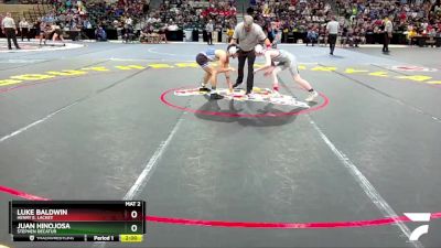 106-2A/1A Quarterfinal - Luke Baldwin, Henry E. Lackey vs Juan Hinojosa, Stephen Decatur