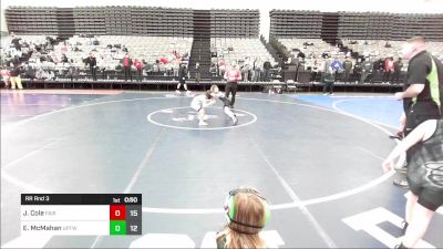 62 lbs Rr Rnd 3 - Jonah Cole, Fair Lawn vs Ethan McMahan, Upper Township