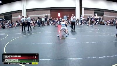 75 lbs Finals (2 Team) - Casey Harris, Contenders WA Blue vs Weston Cipriani, SHWA