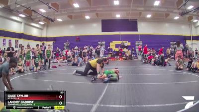 50 lbs Round 2 (6 Team) - Gage Taylor, KC Elite vs Landry Gaddist, Summerville Takedown