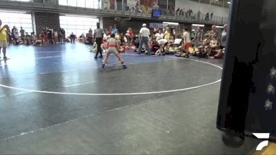 80 lbs 2nd Wrestleback (8 Team) - Peyton Vaughn, Rabbit WC vs Coleman Morgan, Louisiananimals Black