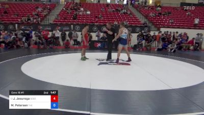 65 kg Cons 16 #1 - Justis Jesuroga, Sebolt Wrestling Academy vs Mason Petersen, The Underground Wrestling Club