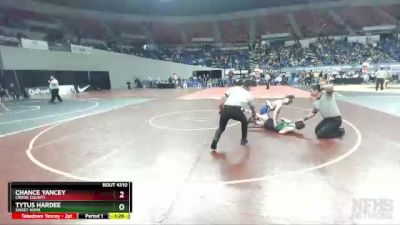 4A-106 lbs Semifinal - Chance Yancey, Crook County vs Tytus Hardee, Sweet Home