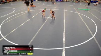 60 lbs Round 2 - Veda Seckerson, Chatfield vs Hadley Tisdel, New Prague