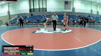 102 lbs Semifinal - Peggy Susan Dean, Force Wrestling Club vs MacKenzie Harris, Amped Wrestling Club