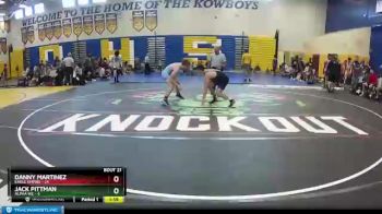 138 lbs Round 6 (8 Team) - Danny Martinez, Eagle Empire vs Jack Pittman, Alpha WC