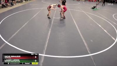 150 lbs Cons. Round 4 - Vache Ebralidze, Minnesota vs Landen Larson, Frontier Wrestling Club