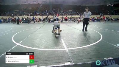 90 lbs Final - Kanyon Fryar, Choctaw Ironman Youth Wrestling vs Zayne Chappell, Pryor Tigers