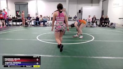 136 lbs Round 5 (6 Team) - Sarah Cortez, So Cal Hammers vs Noelle Rasmovicz, Mat Assassins