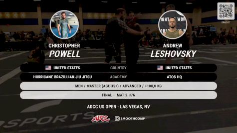 Christopher Powell vs Andrew Leshovsky 2024 ADCC Las Vegas Open