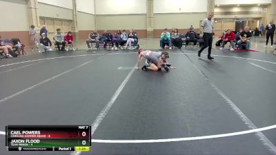 80 lbs Round 4 (6 Team) - Cael Powers, Carolina Hammer Squad vs Jaxon Flood, Team Minion