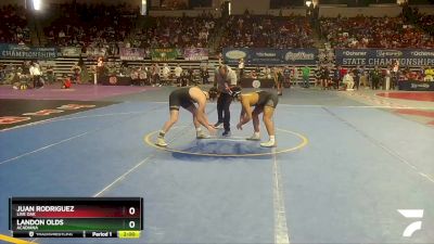 D 1 175 lbs Champ. Round 1 - Landon Olds, Acadiana vs Juan Rodriguez, Live Oak