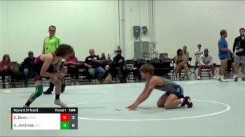 113 lbs Round 2 (4 Team) - Cooper Davis, Combat Athletics vs Gavin Jendreas, Indiana Outlaws