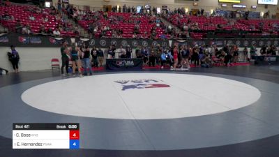 115 lbs Semis - Clare Booe, Wyoming Seminary Wrestling Club vs Eden Hernandez, Poway High School Wrestling