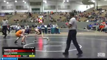 126 lbs 3rd Place - Hunter Gentry, Pigeon Forge vs Keegan Seaver, Fairview