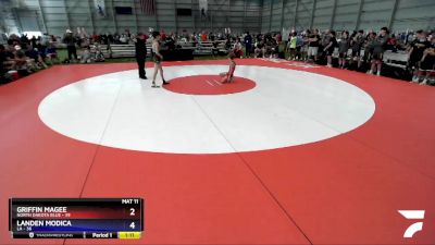 88 lbs Round 4 (6 Team) - Griffin Magee, North Dakota Blue vs Landen Modica, LA