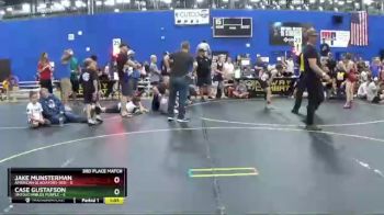 72 lbs Finals (8 Team) - Jake Munsterman, American Gladiators-Red vs Case Gustafson, Untouchables Purple