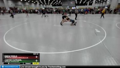 132 lbs Cons. Round 6 - Drew Fifield, Arlington Cardinals Wrestling Club vs Carter Cajthaml, Immortal Athletics WC