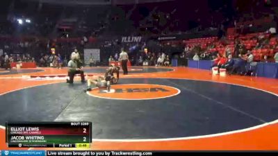 3 lbs Cons. Round 2 - Jacob Whiting, Linconshire (Stevenson) vs Elliot Lewis, Chicago (Mt. Carmel)