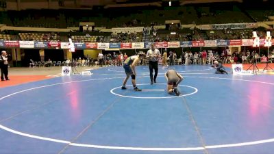 144 lbs Champ - Round 1 (16 Team) - Caden Tomlin, Western Branch vs Christian Leonard, Poquoson