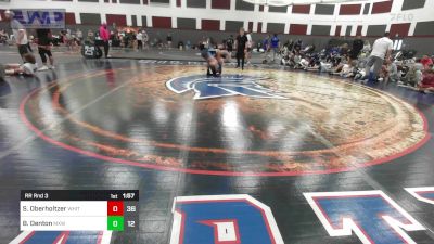 157 lbs Rr Rnd 3 - Silas Oberholtzer, ISI Wrestling White vs Bryce Denton, MXW