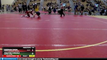 174 lbs Semifinal - Sherman Dixon, Triton Community College vs Preston Carlisle, UW-Eau Claire