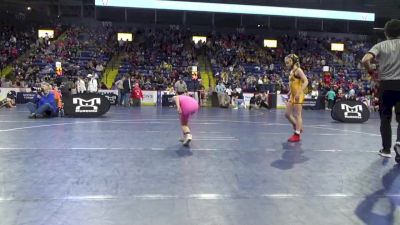 75 lbs Quarterfinal - Vivian Anderson, Mt. Lebanon vs Sophia Reiner, Line Mountain