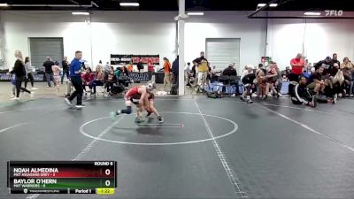 56 lbs Round 6 (8 Team) - Baylor O`Hern, Mat Warriors vs Noah Almedina, Mat Assassins Grey