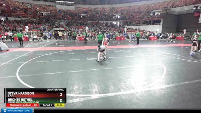 70 lbs Quarterfinal - Steyr Hardison, B.A.M. vs Bronte Bethel, Mount Horeb Area Wrestling