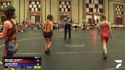 98 lbs Finals (2 Team) - Alexis Smith, MGW- Dragon Fruit vs Delaney Tackett, MGW- Swirly Pop