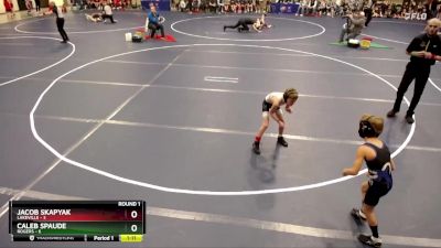 56 lbs Round 1 (4 Team) - Jacob Skapyak, Lakeville vs Caleb Spaude, Rogers