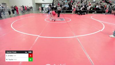 116 lbs Quarterfinal - Cailan Drake, Hammer vs Mia Taylor, Pride