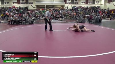 125 lbs Round 3 - Ava Hofer, Linn-Mar vs Camden Erhardt, Vinton-Shellsburg