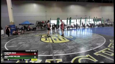 170 lbs Champ. Round 2 - Porter Rich, Owyhee vs Benjamin Miller, Boise