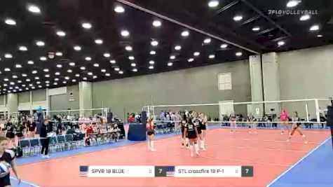 SPVB 18 BLUE vs STL crossfire 18 P-1 - 2022 JVA World Challenge presented by Nike - Expo Only