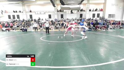 160 lbs Round Of 16 - Austin Dean, North Attleborough vs Adam Pakniat, Plymouth North