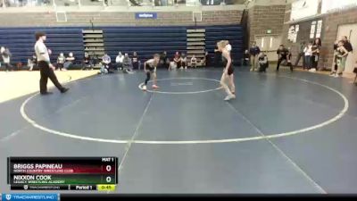 71/75 3rd Place Match - Briggs Papineau, North Country Wrestling Club vs Nixxon Cook, Legacy Wrestling Academy