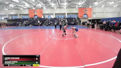 174 lbs Cons. Semi - Ganon Smith, Elizabethtown vs James Romaine, TCNJ