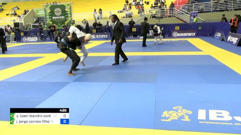 Yarley Luam Leandro Santos vs Josemar Jorge Correia Filho 2024 Brasileiro Jiu-Jitsu IBJJF